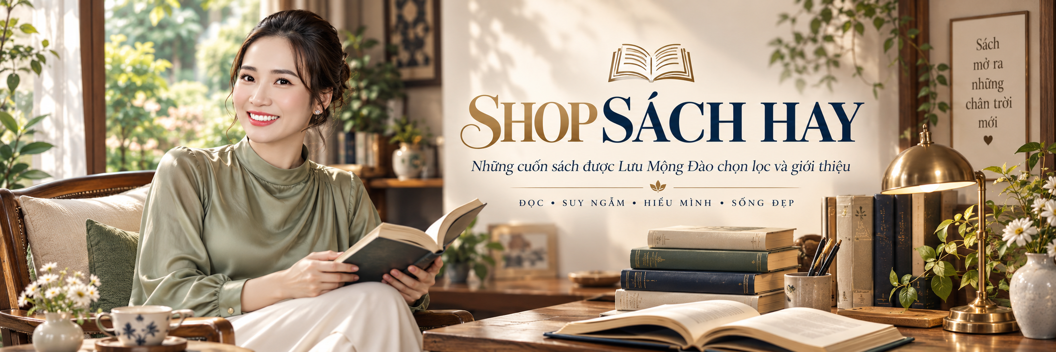 Shop Sách Hay - Những cuốn sách được Lưu Mộng Đào chọn lọc và giới thiệu