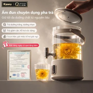Ấm pha trà Kawu 2,5 lít có lưới lọc